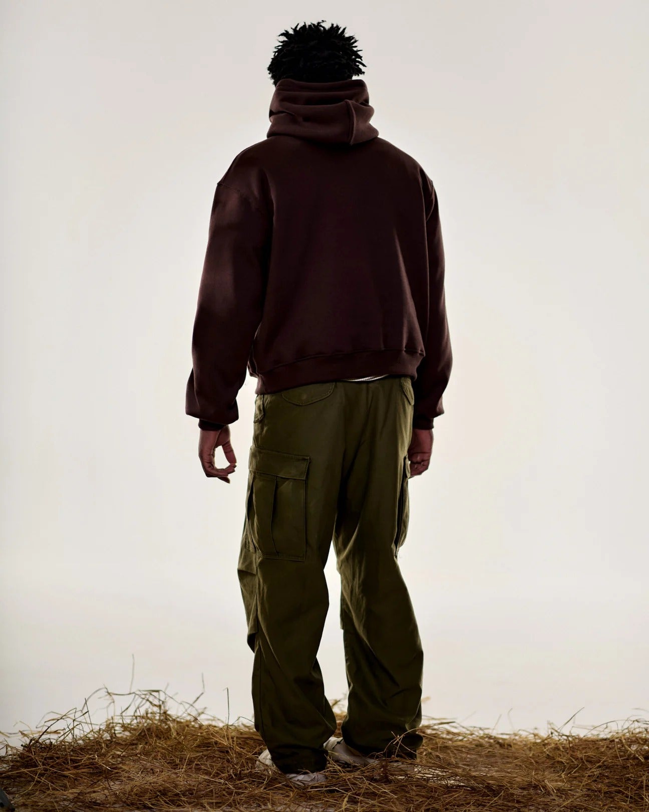 Brown Boxy Hoodie