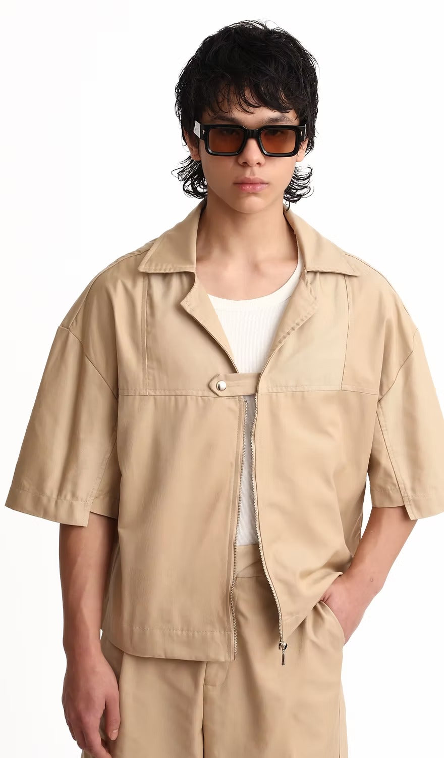 Khaki 'Squard' Shirt