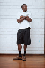 Black Cotton 'Tech' Shorts