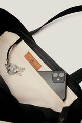 Black Canvas Tote 'Sunny Heavy Weight' Bag