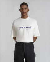 White 'Cool' Boxy Tee