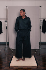 Black 'Moto' Pants