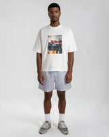 White 'Mid Century' Boxy Tee