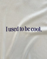 White 'Cool' Boxy Tee