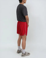 Red 'Vintage Runner' Shorts