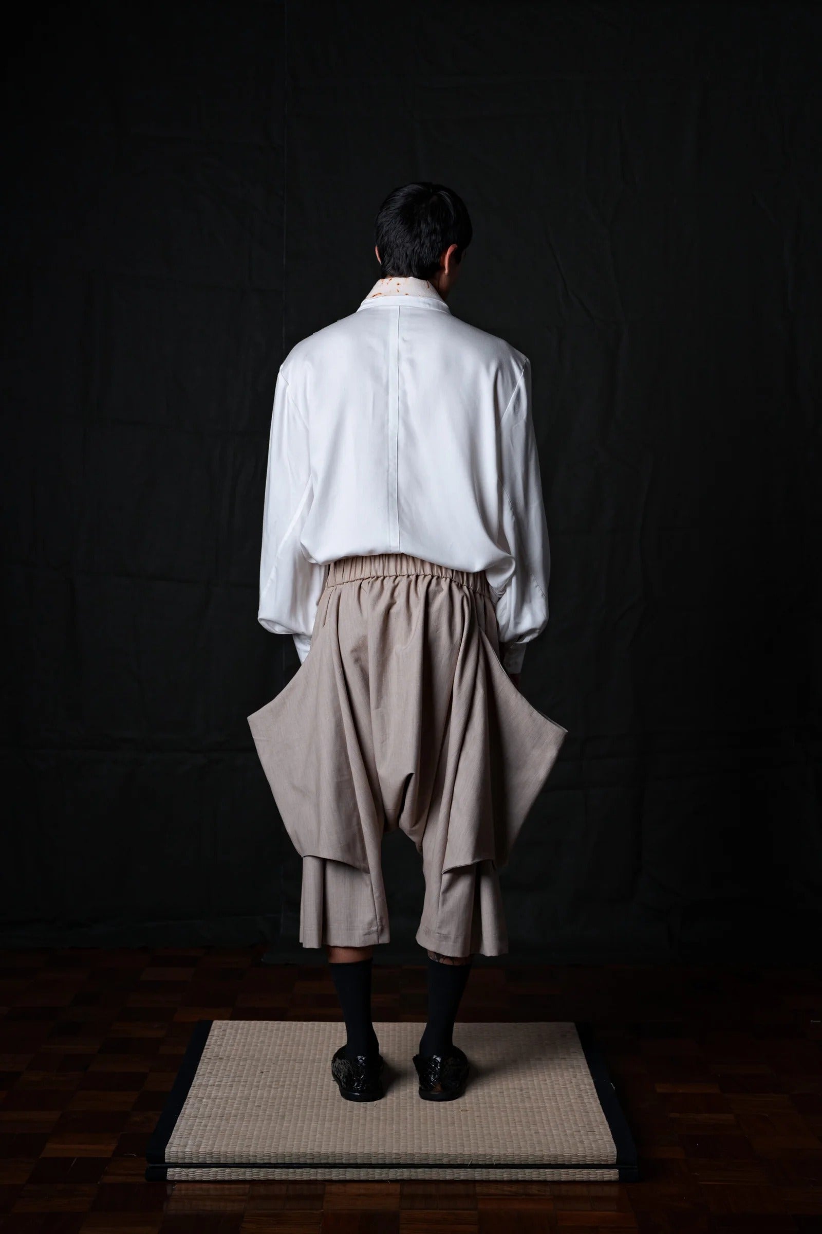 Beige 'Poketto' shorts