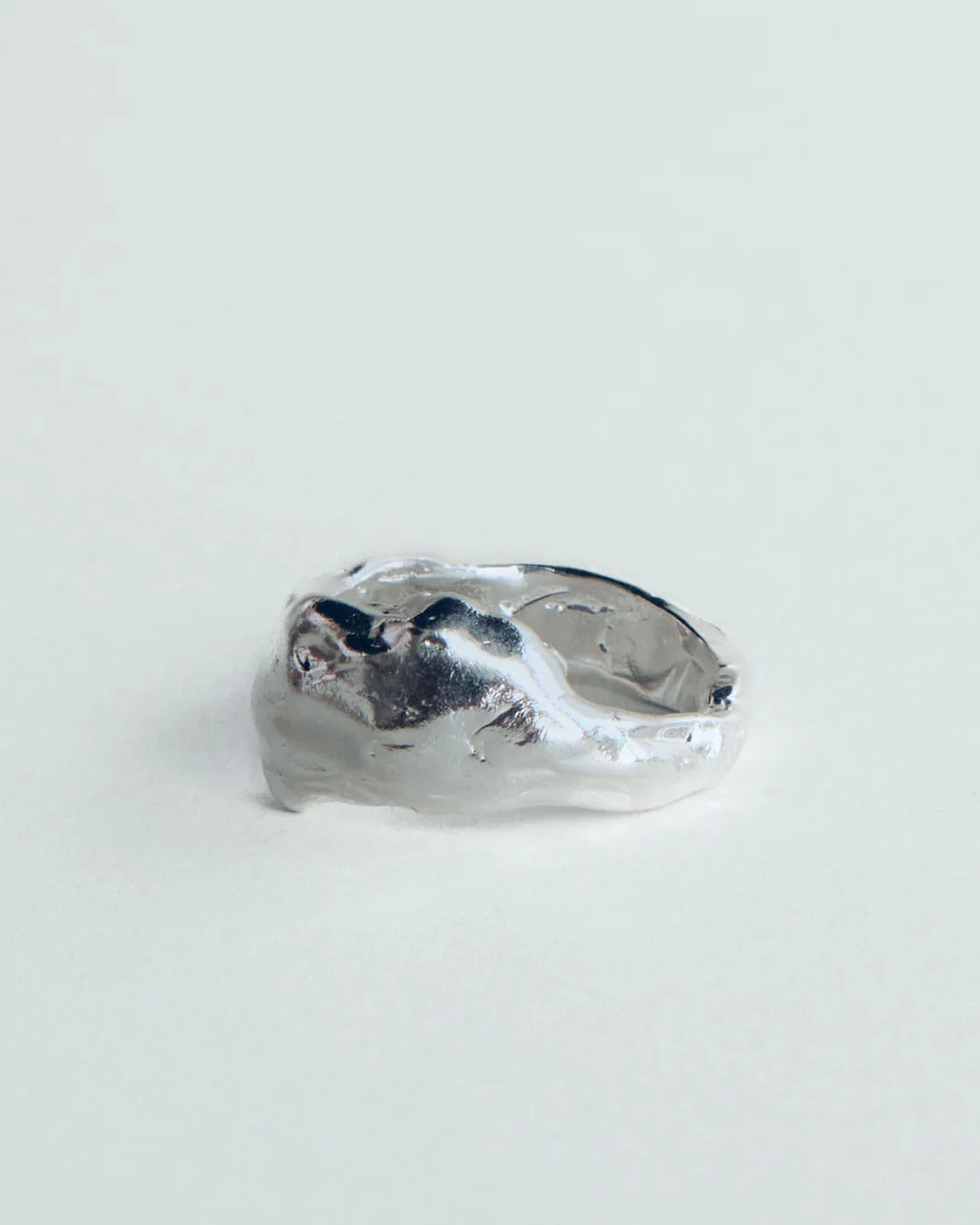 Silver 'Sedimento' Ring