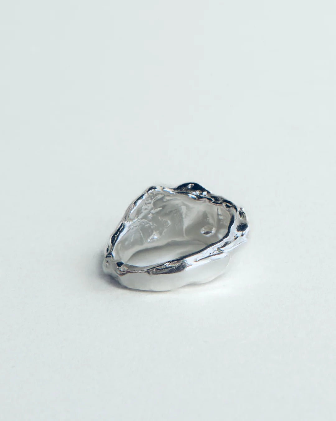 Silver 'Sedimento' Ring