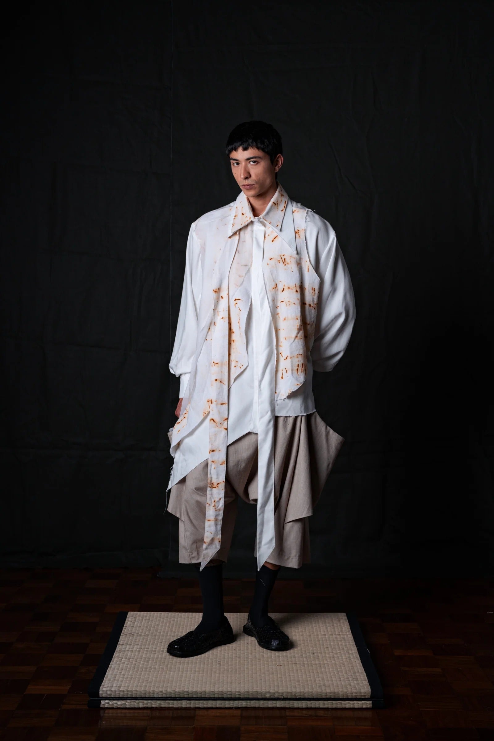 Beige 'Poketto' shorts