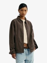 Washed Brown 'Column' Twill Jacket X NIEMEYER