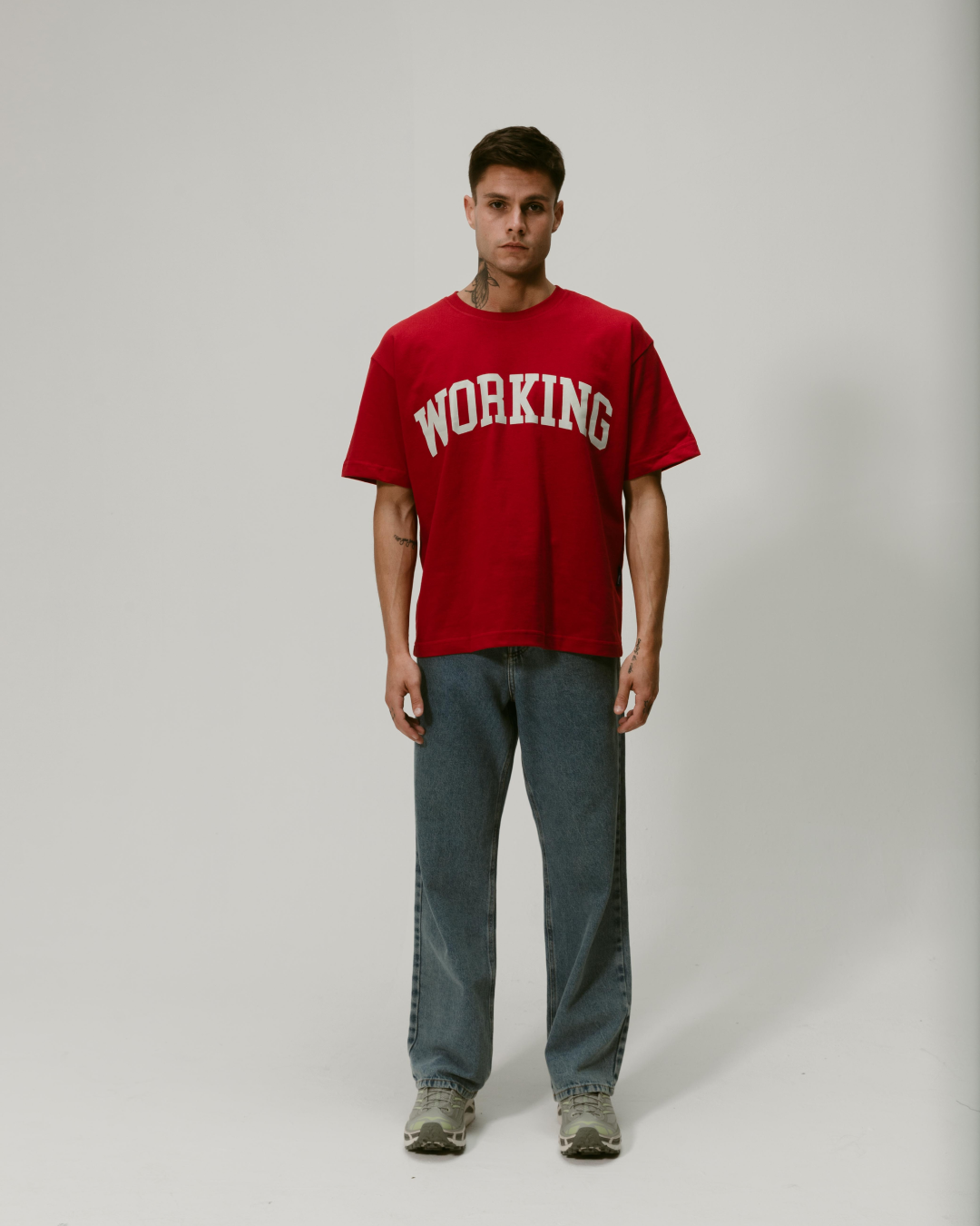 Red College Tee