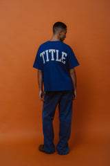 Blue College Tee