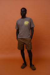 Orange Cargo Shorts