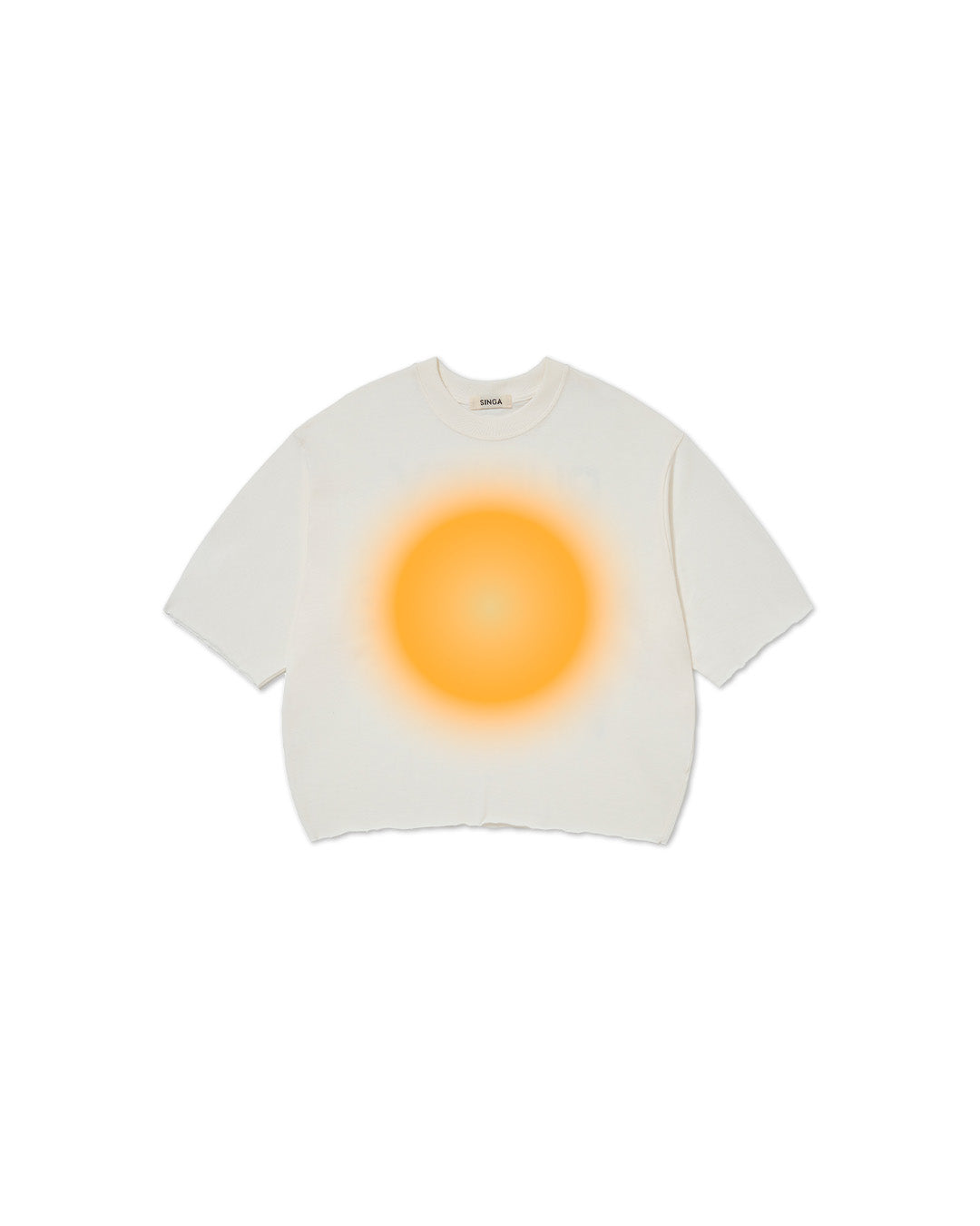 Yellow 'Radiate' Boxy Tee