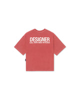Red 'Designer' Tee
