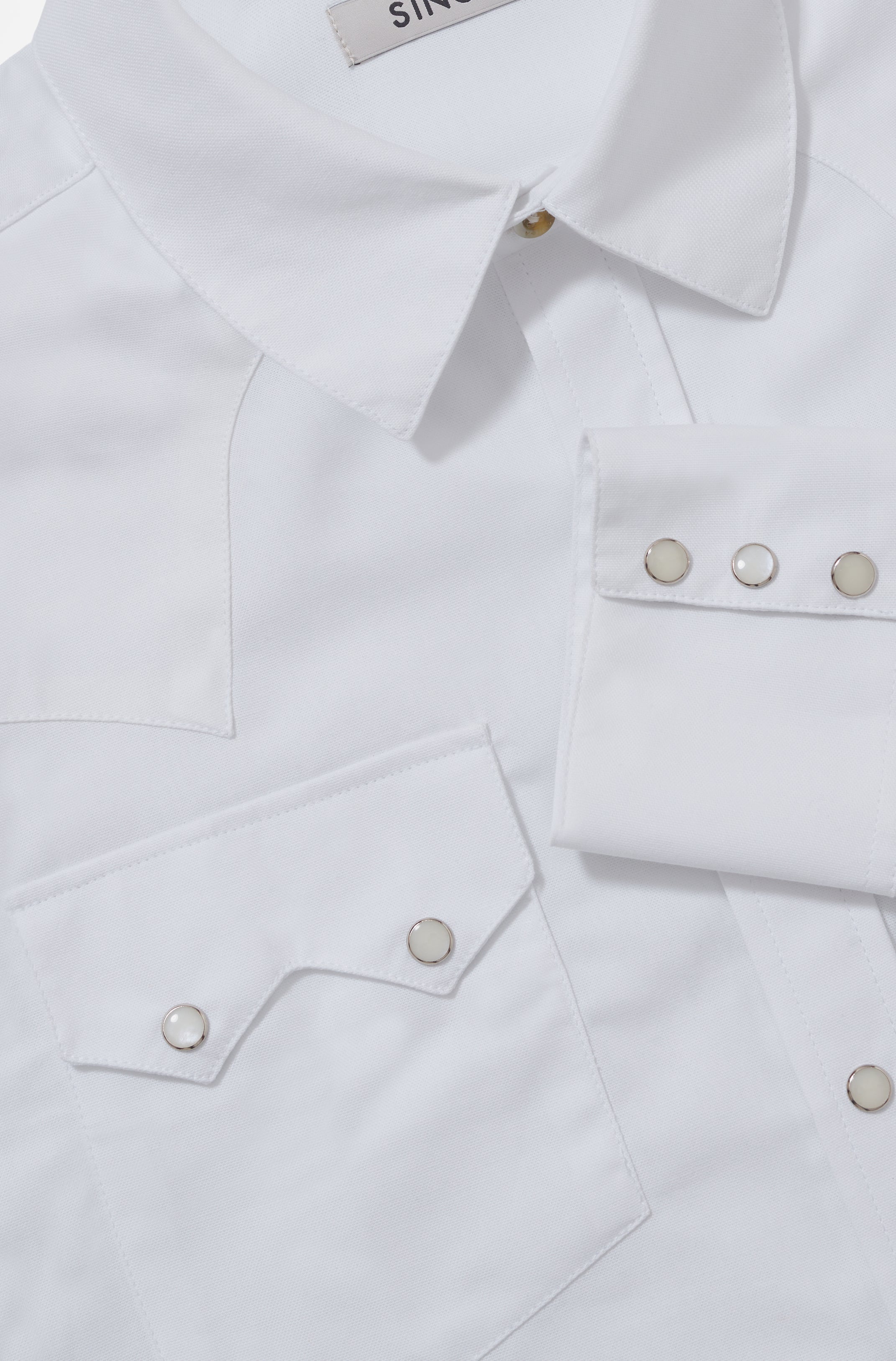 White 'Western Dylan' Shirt