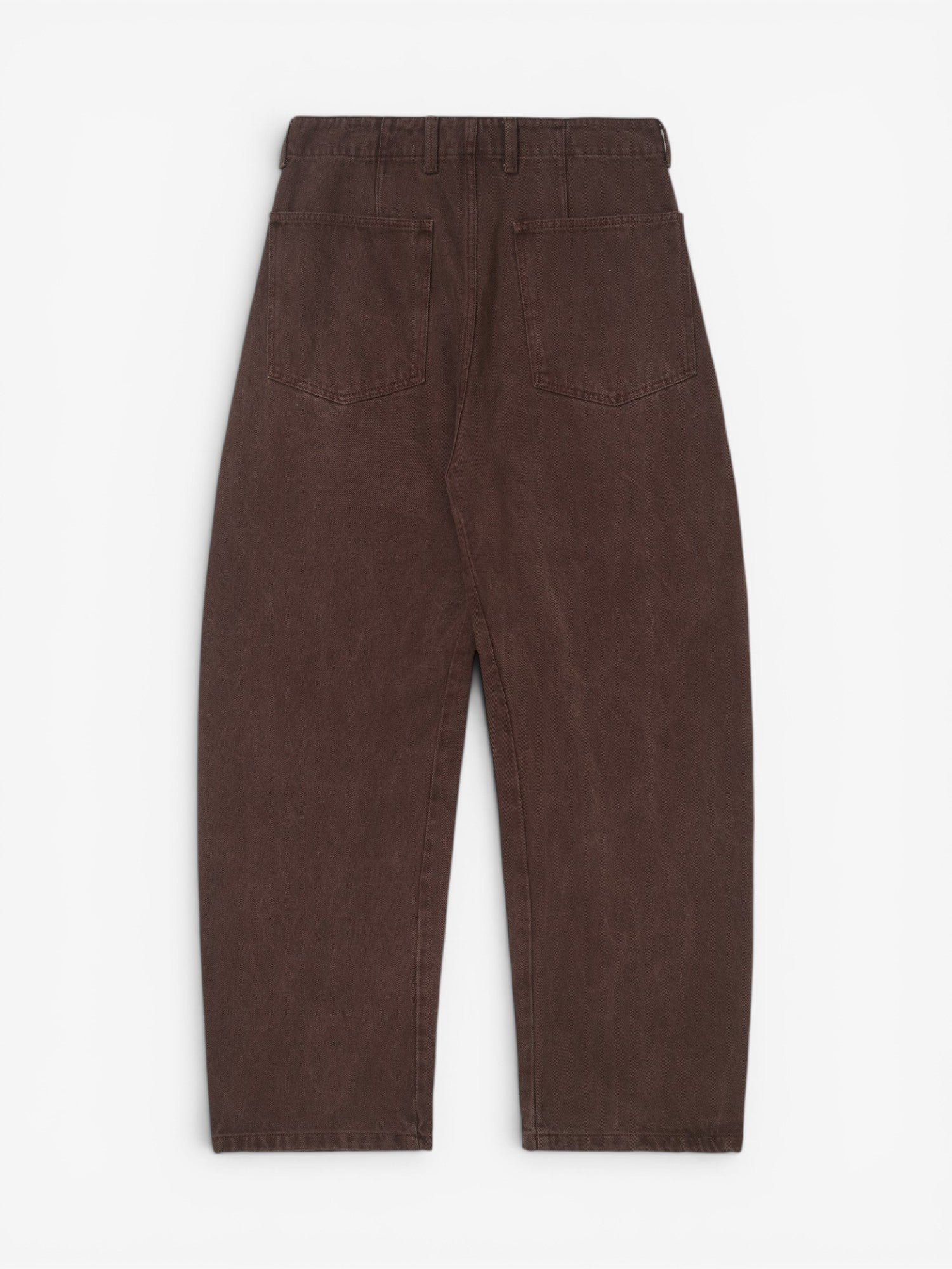 Brown 'Arles' Barrel Pants