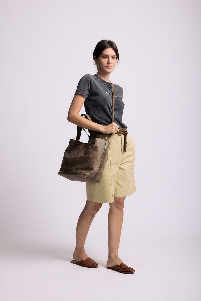 Brown 'Satchel' Bag