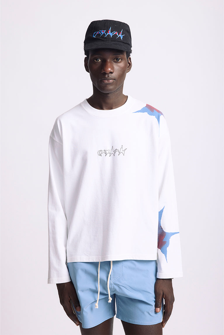 Off-White 'Star' Long Sleeve Boxy Tee