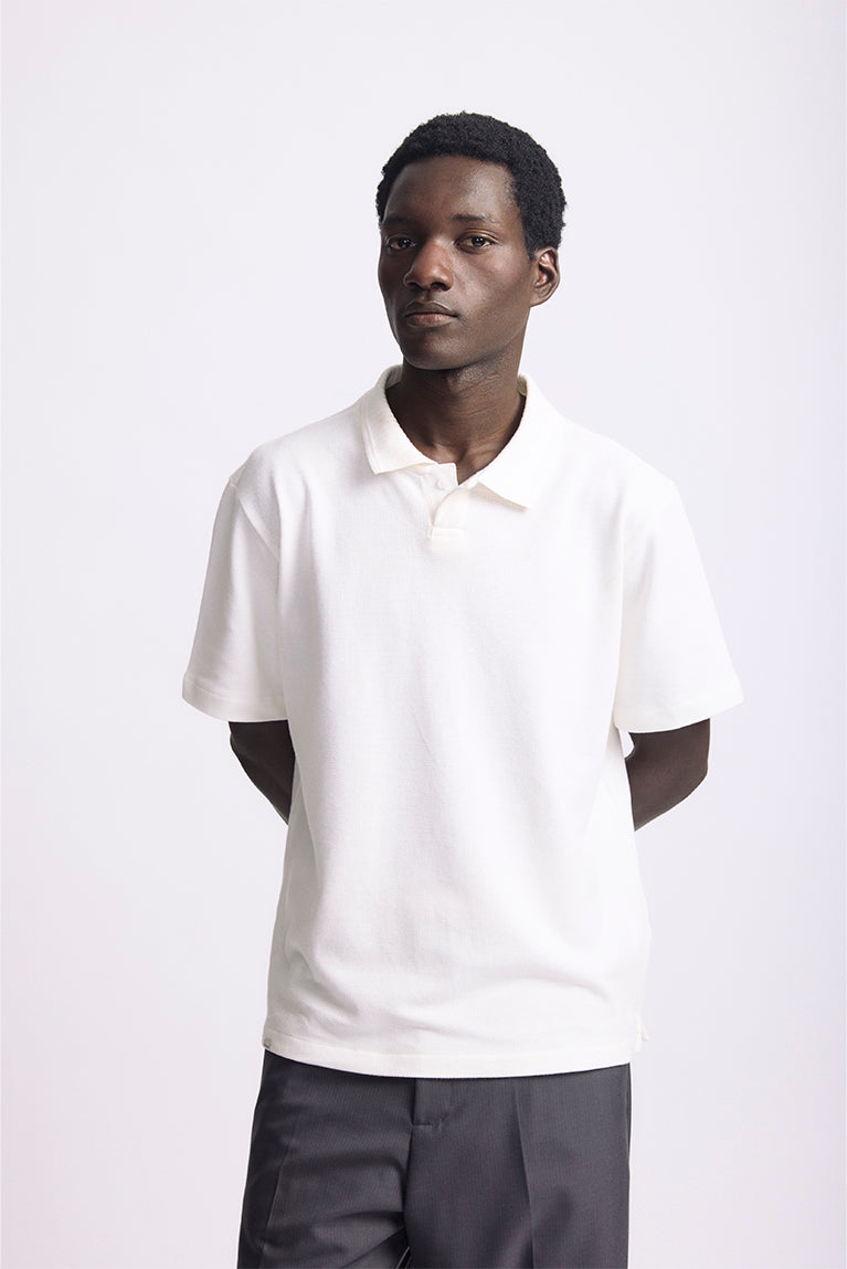 Off-White 'Embroided' Piquet Polo
