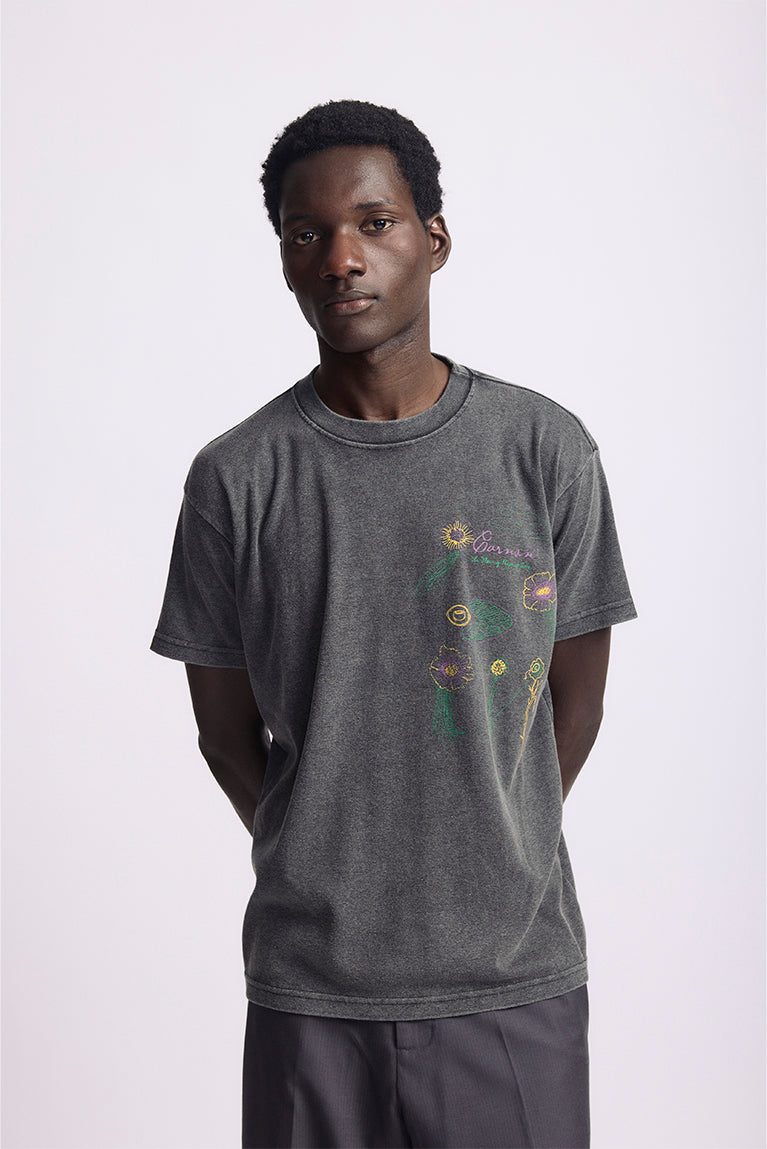 Black 'Ecosystem' Heavy Tee