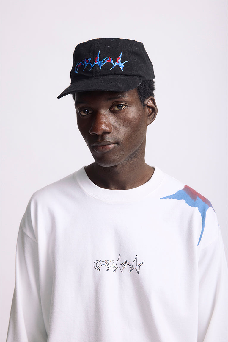 Black 'Star' Twill Cap