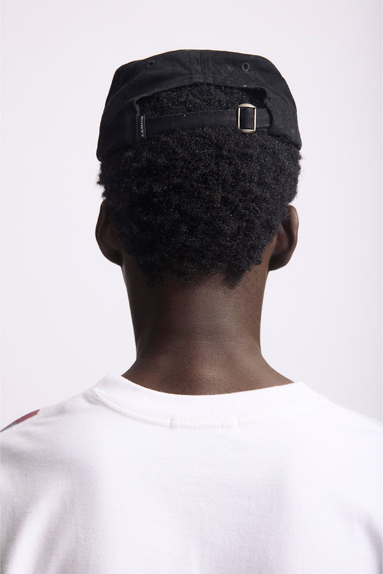 Black 'Star' Twill Cap