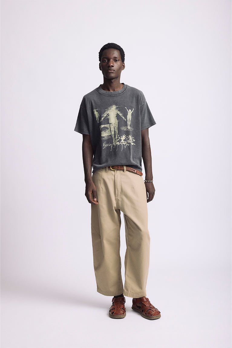 Black Stoned 'Synergy' Heavy Boxy Tee