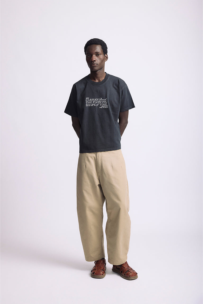 Black 'Title' Boxy Tee