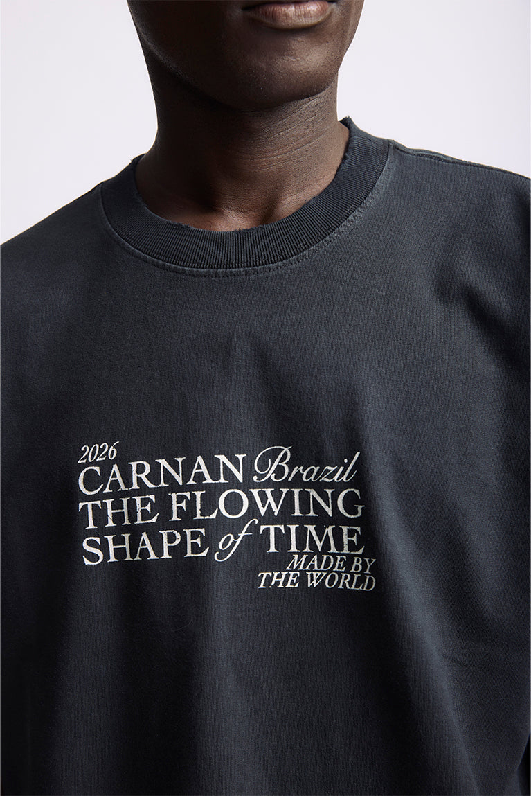 Black 'Title' Boxy Tee