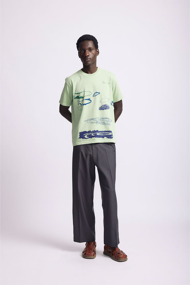 Mint Green 'Pearl' Tee