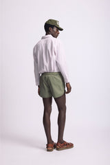 Green Textured 'Volley' Shorts