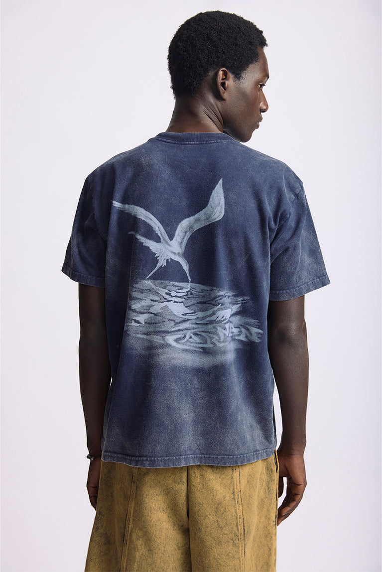 Navy 'Seabird' Tee