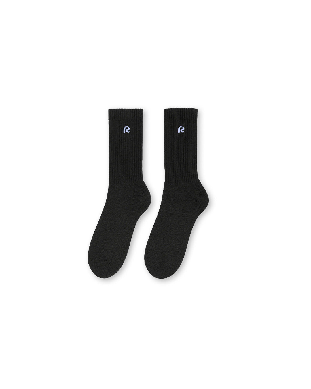 Black 'Logo' Socks