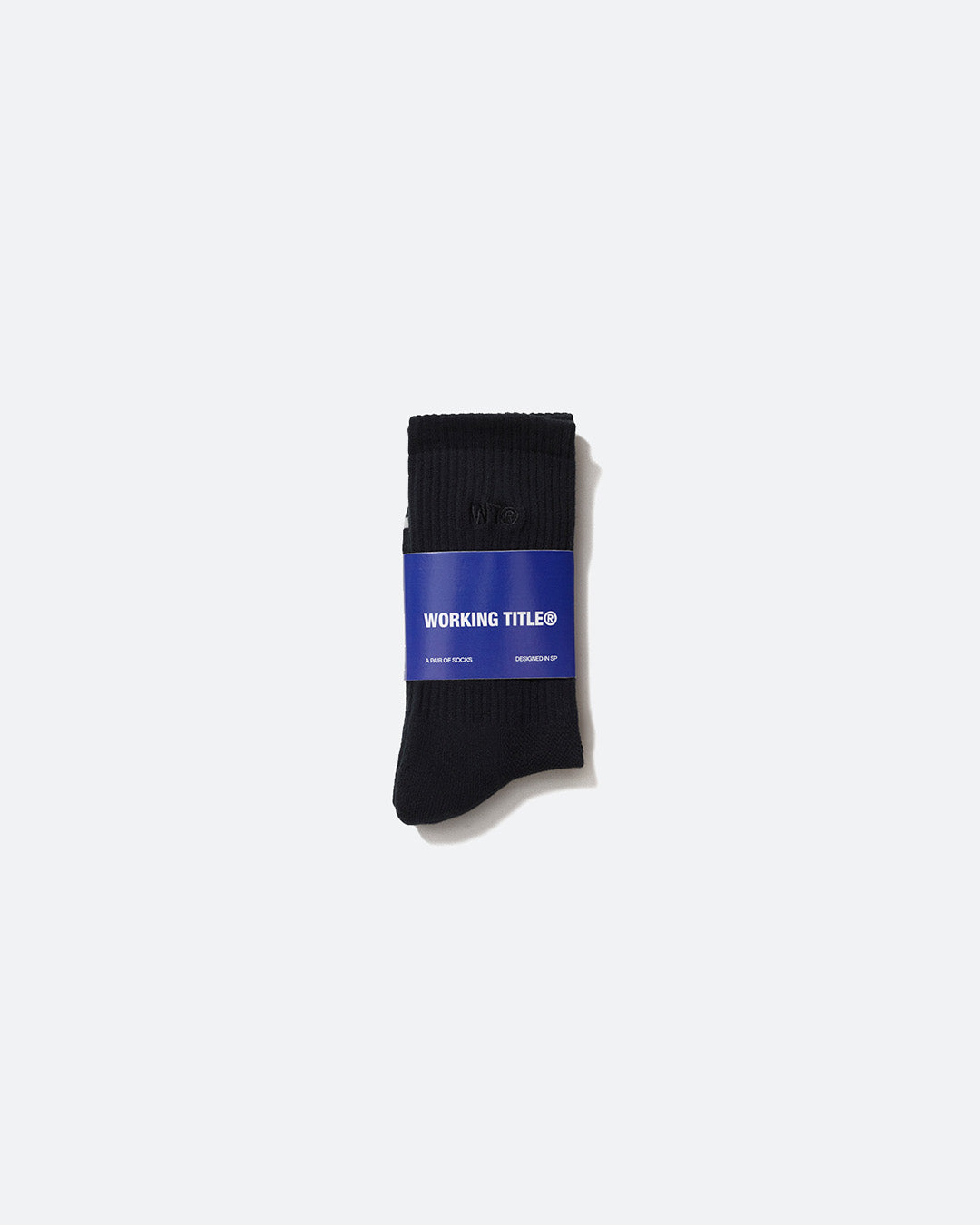 Black Monogram Socks