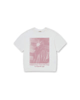 White 'Sun Ra' Boxy Regular Tee