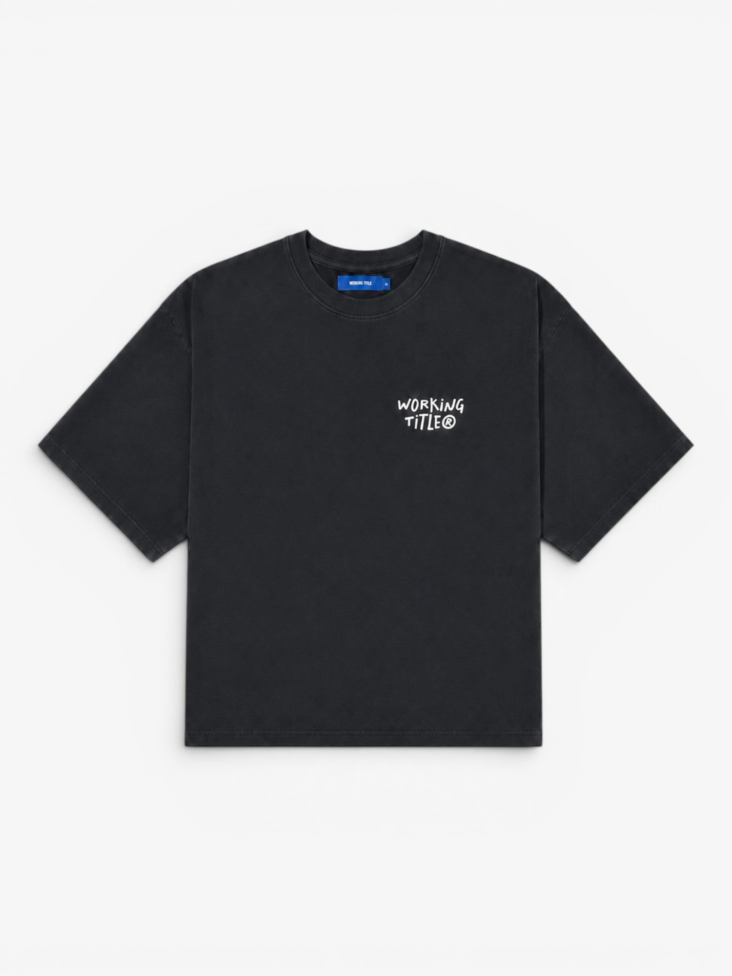 Black 'Super Cool' Boxy Tee