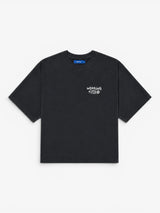 Black 'Super Cool' Boxy Tee