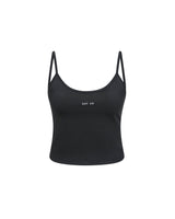 Black 'Say Ur' Tank Top