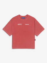 Red Faded 'Designer' Boxy Tee
