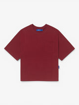 Burgundy 'Pocket' Tee