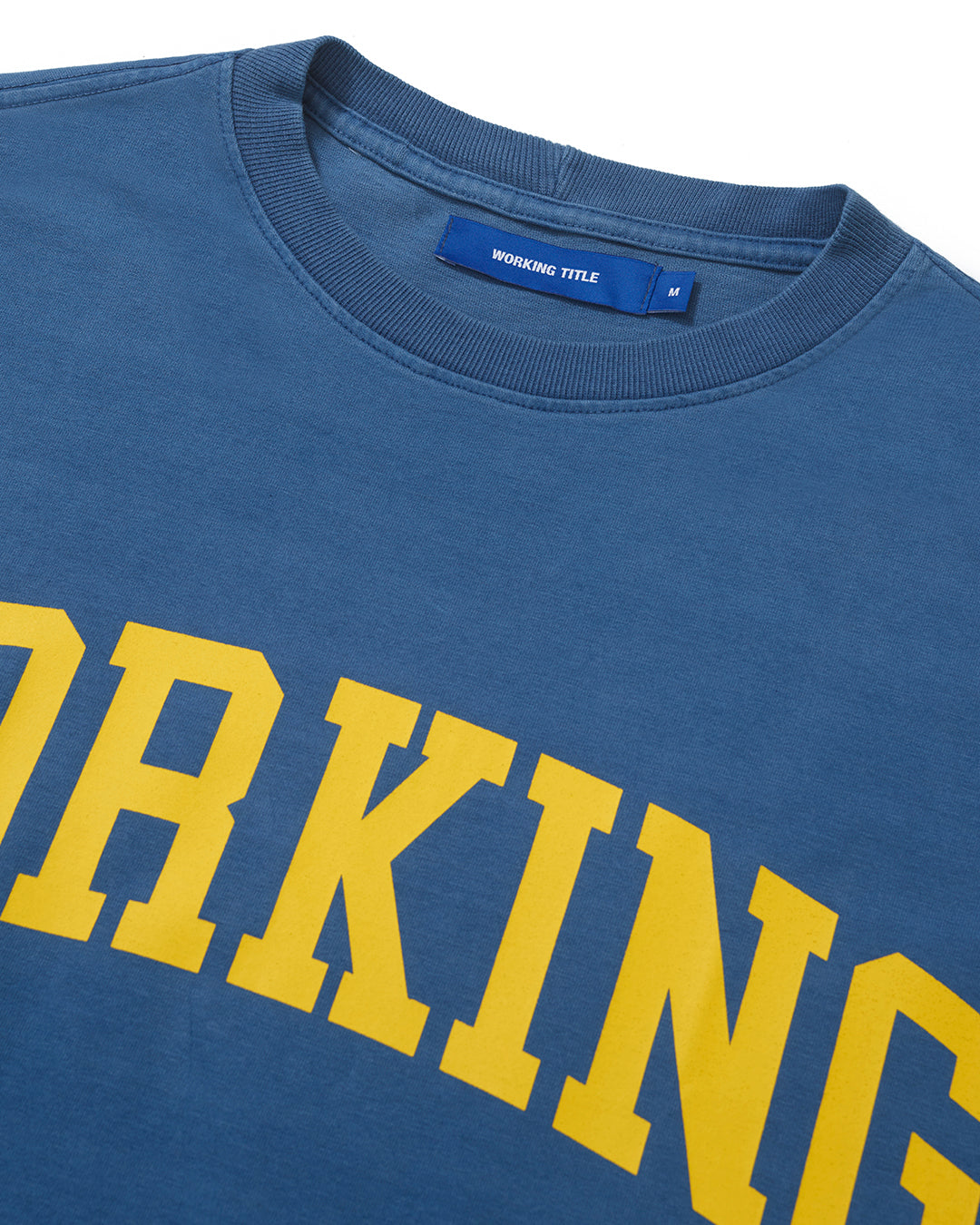 Blue 'College' Tank Top