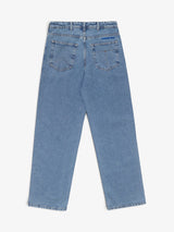 Blue Straight-Leg Jeans