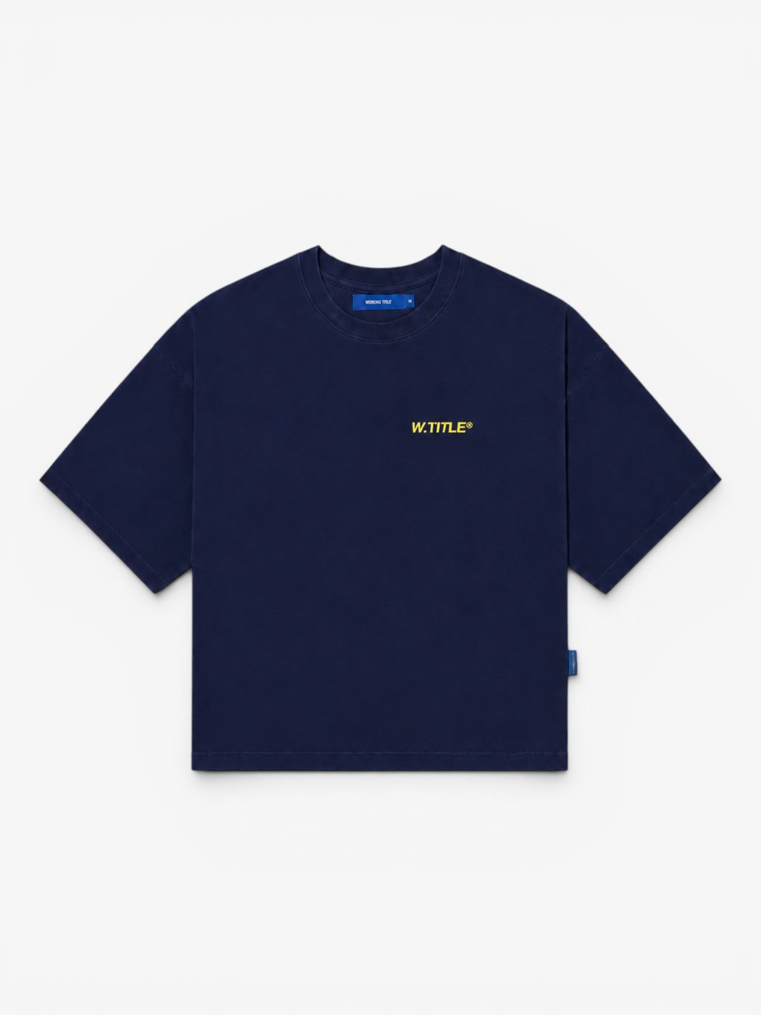 Navy 'WTITLE­®' Boxy Tee