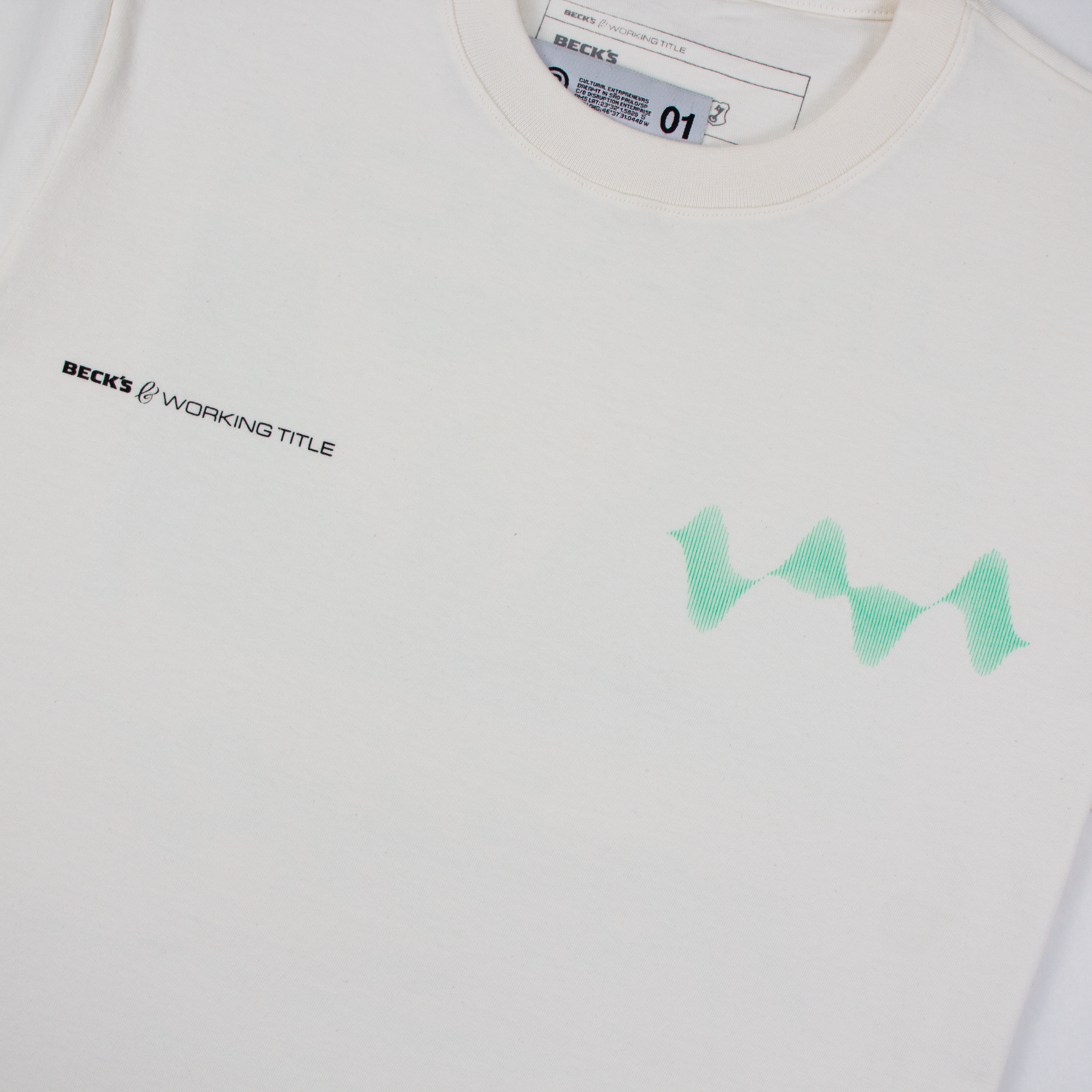BECK'S x WORKING TITLE Camiseta Sound - Off White
